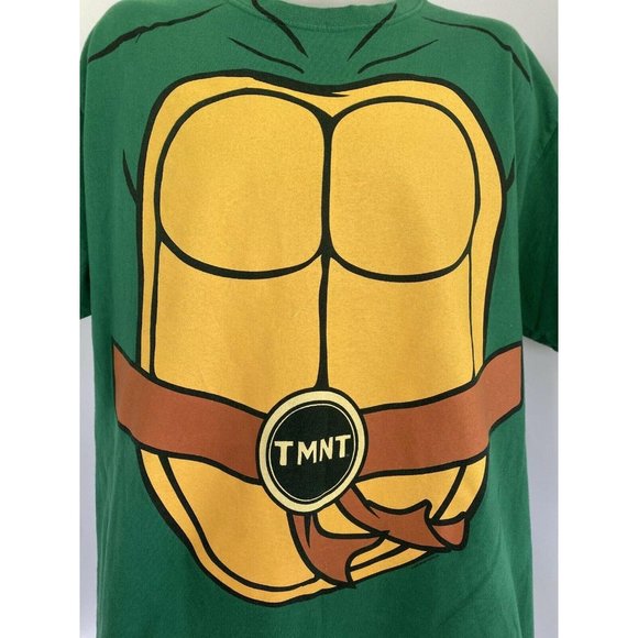 Rare TMNT Teenage Mutant Ninja Turtles T Shirt Green Size XL Cotton Giant Brand - Picture 4 of 11